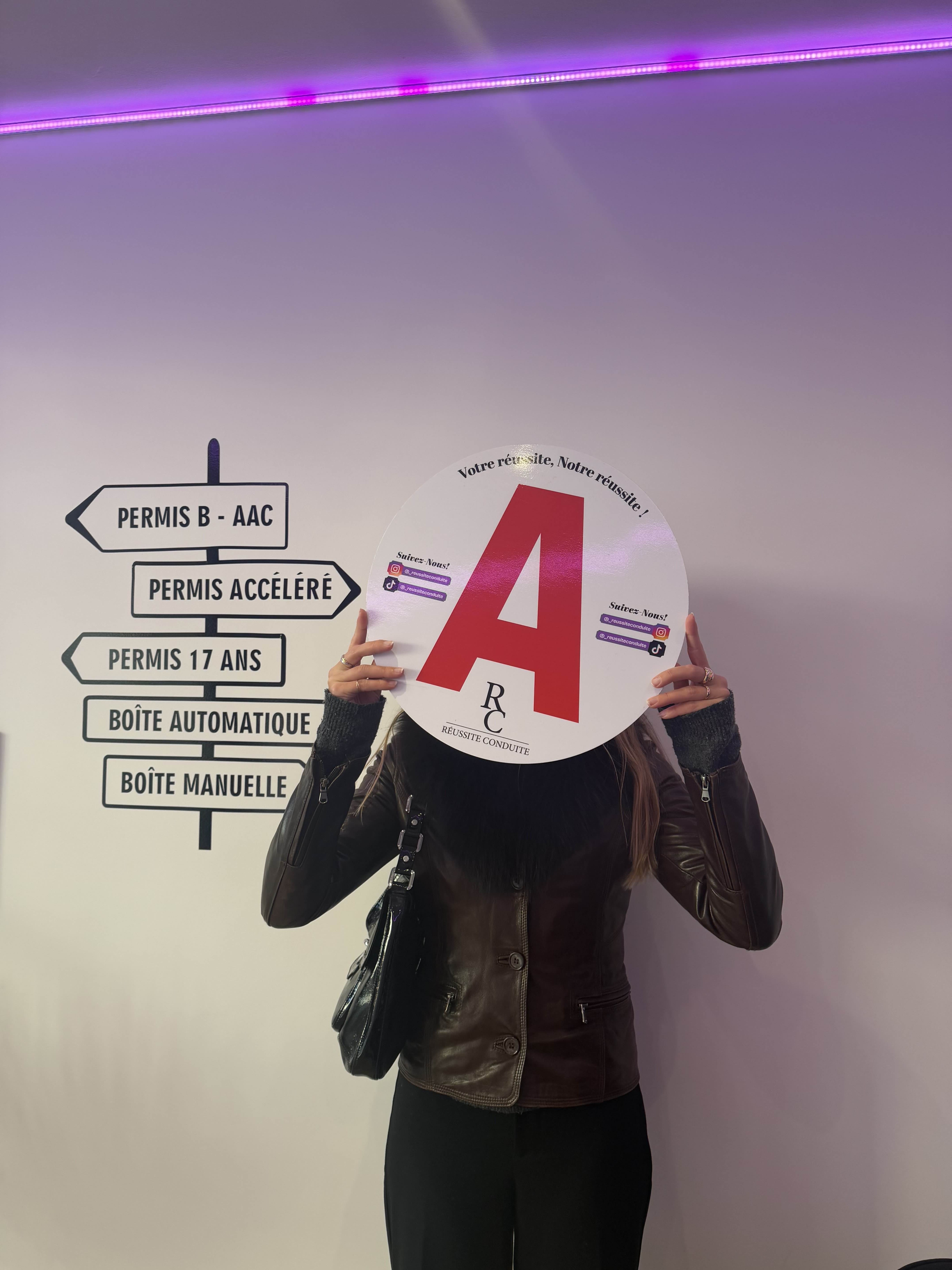 Élève reçu au permis - Réussite Conduite