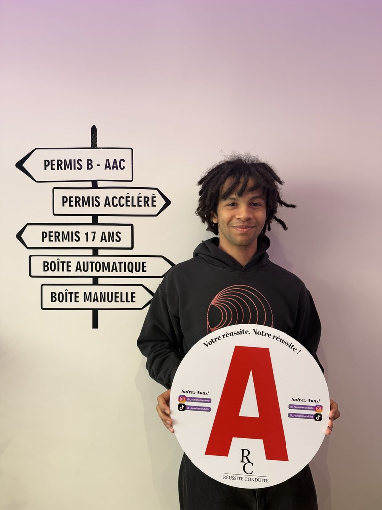 Élève reçu au permis - Réussite Conduite