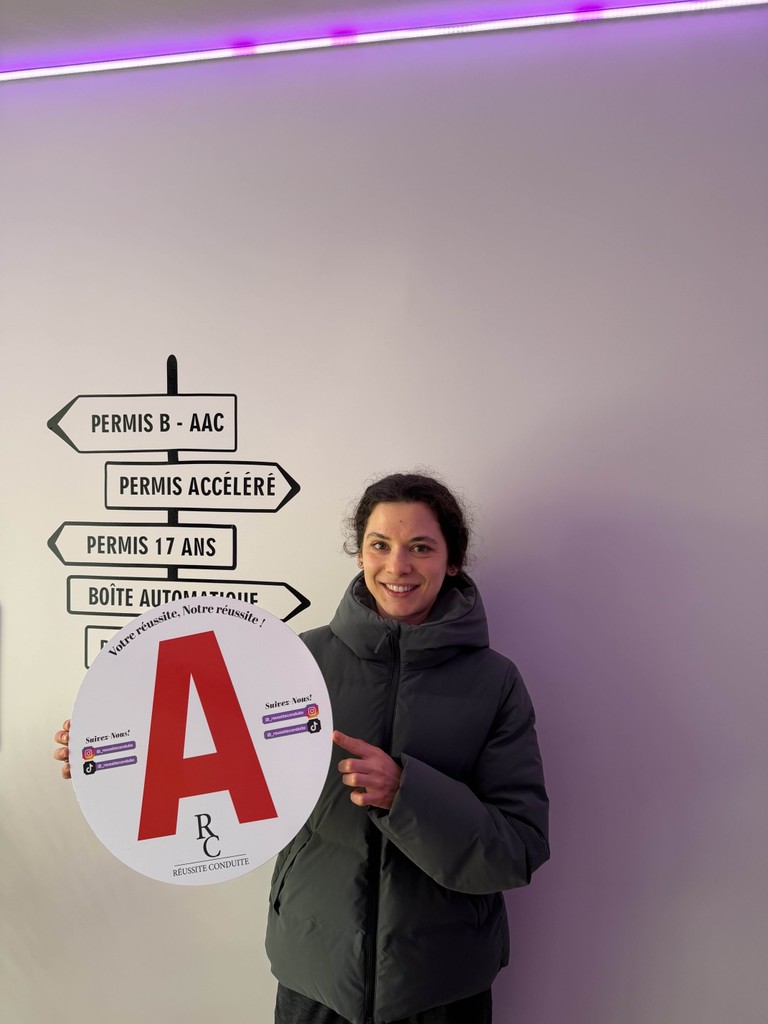 Élève reçu au permis - Réussite Conduite