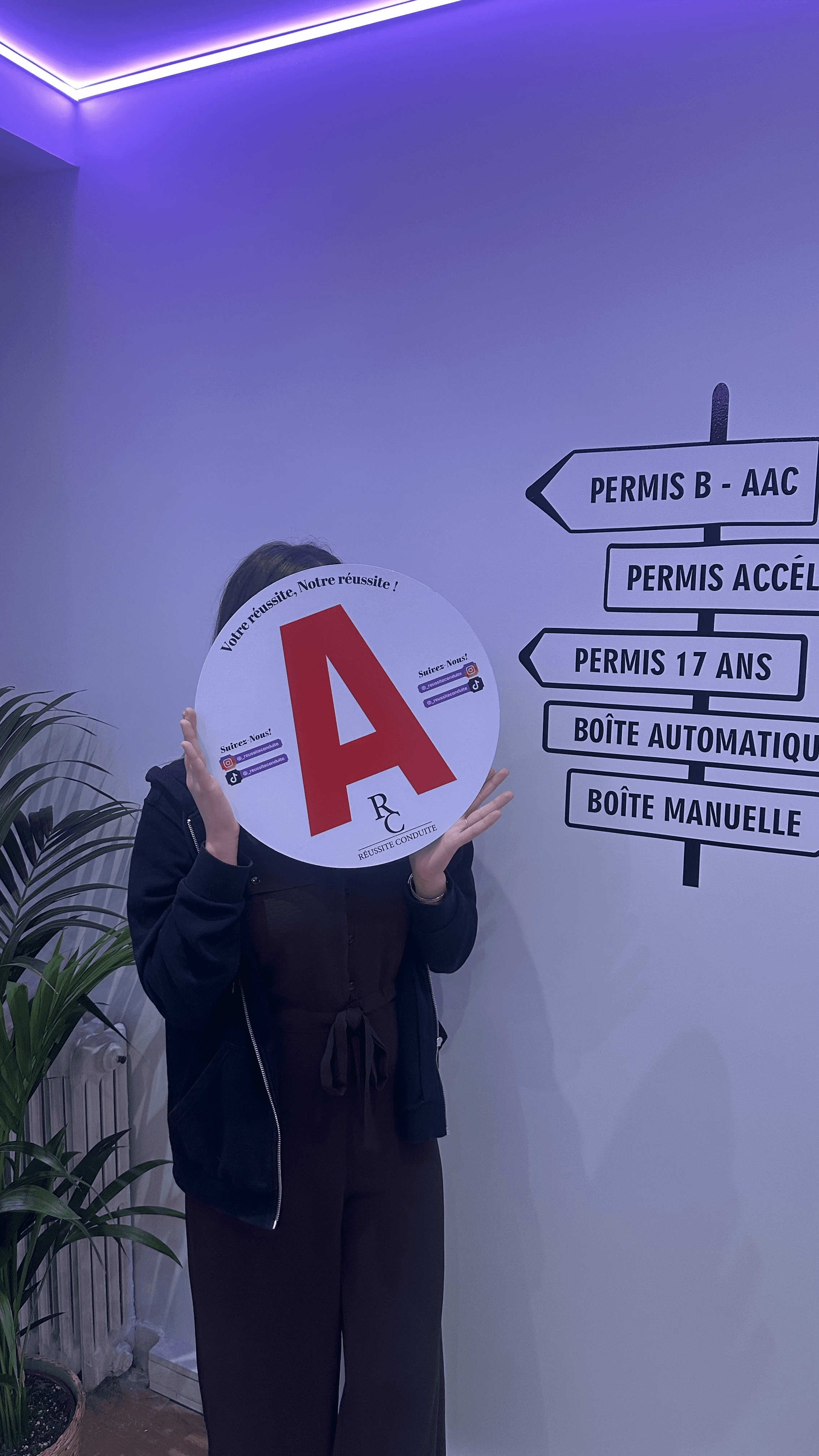 Élève reçu au permis - Réussite Conduite
