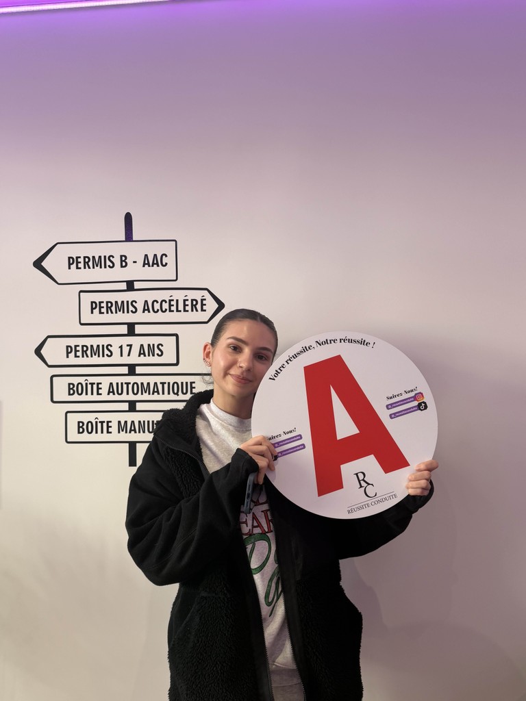 Élève reçu au permis - Réussite Conduite