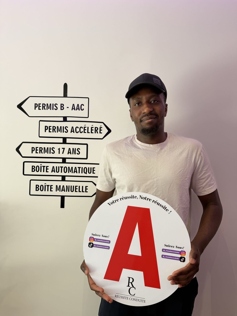 Élève reçu au permis - Réussite Conduite