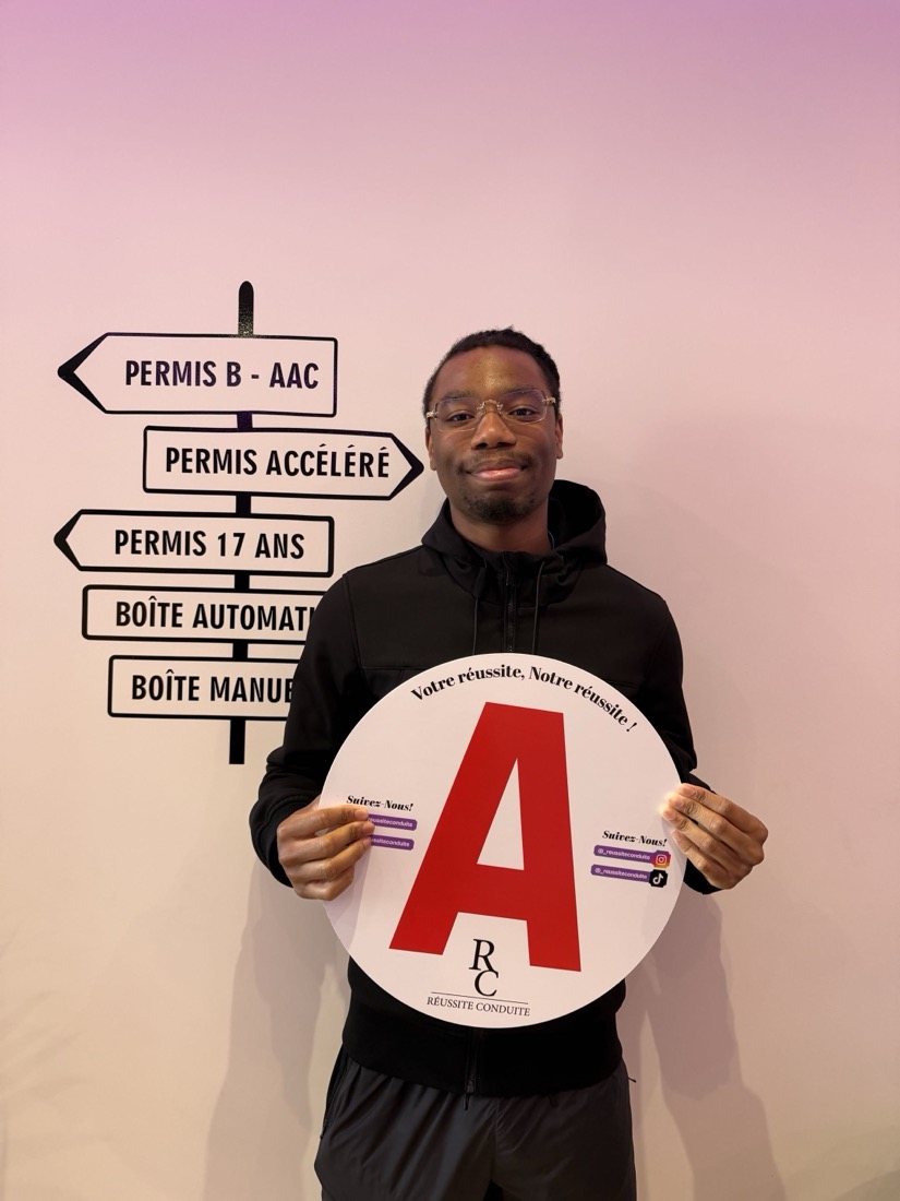 Élève reçu au permis - Réussite Conduite