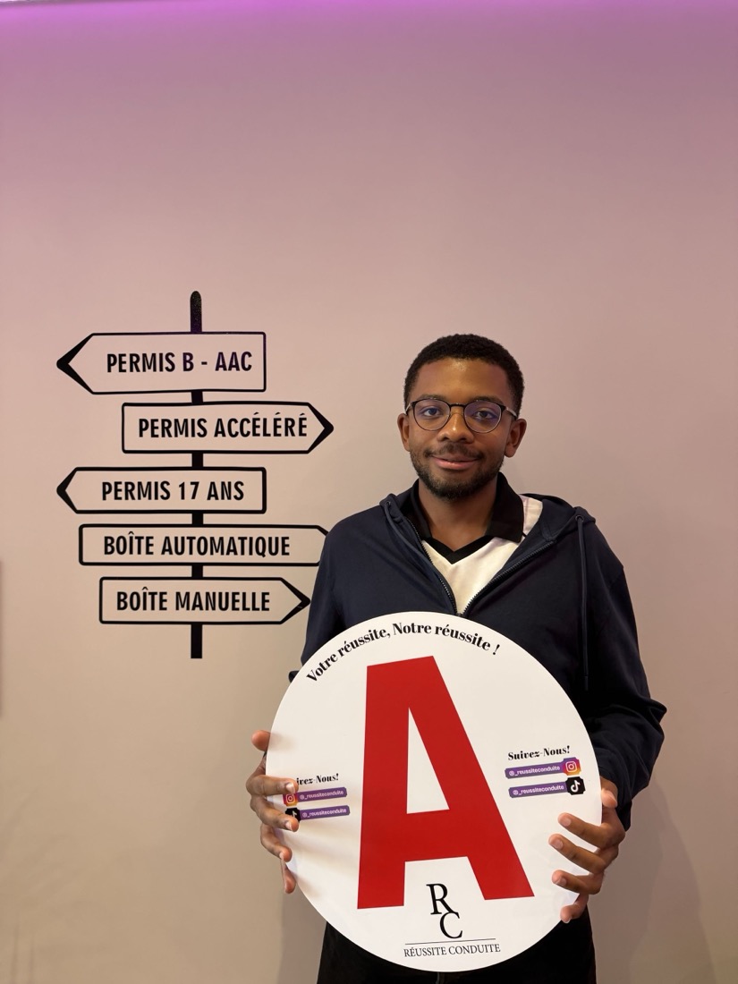 Élève reçu au permis - Réussite Conduite