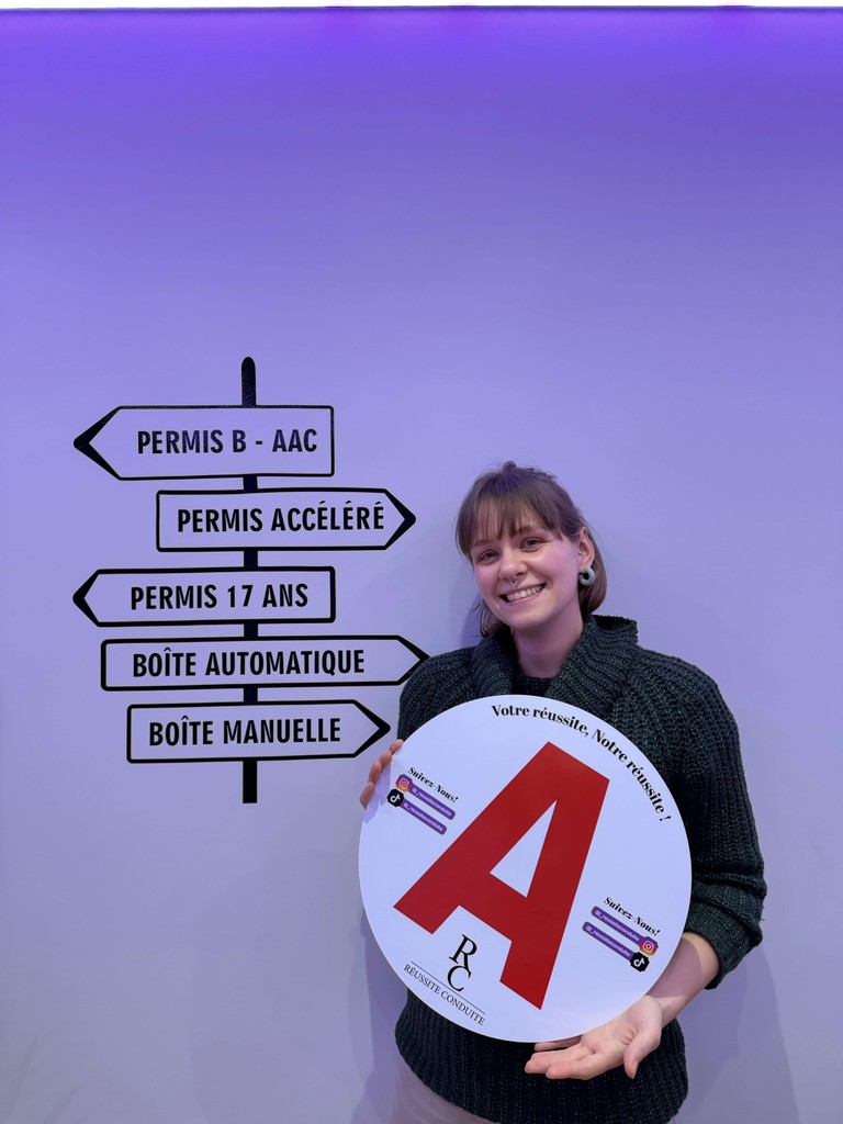 Élève reçu au permis - Réussite Conduite